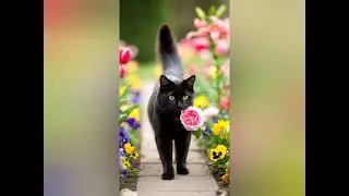 Colorful cute Cats  🐾🌈 | by Newaz Studio 09 | Full video HD quality 