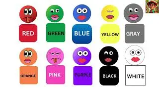 Learn Colors with Music! 🌈 | Kids Color Song  | Colorful animations @Kuntu_babu