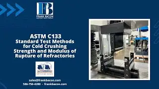 ASTM C133 &mdash; Стандартные методы испытаний на прочность при холодном сжатии и модуль изгиба огнеупоров