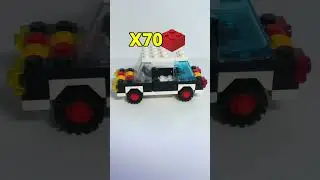 10 vs 1000 piece LEGO car build | Lego speed champions upgrade #lego #cars #carlego #legoset #jdm