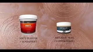 Macoavell - Round texture effect with Macoavell Matt Plaster & Metallic Wax