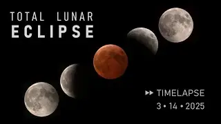 Total lunar eclipse in 4k