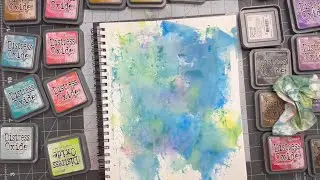 INKY PAPERS FOR EPHEMERA | Gold Glitter Water & a Bird in My House 😳