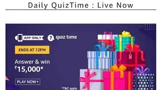 Amazon Daily Quiz - 23 July 2020 | Win 15000 | Tech BIDU