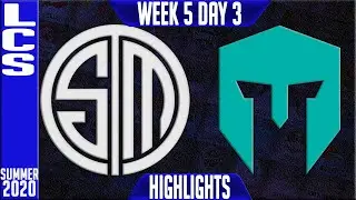 TSM vs IMT Highlights | LCS Summer 2020 W5D3 | Team Solomid vs Immortals