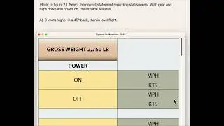 Commercial Pilot Written Exam Study Questions - Aerodynamics 1