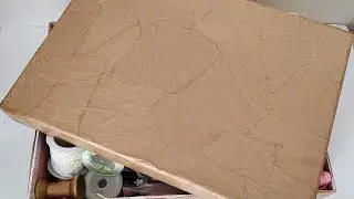 Cómo restaurar cajas con  papel craft