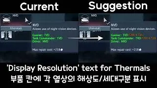 Some Suggestions for War Thunder