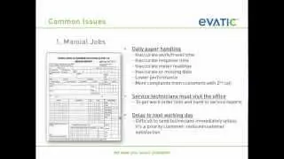 Introducing the Evatic Service Management System
