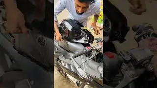 Yamaha R15 Tank Cover modifications #shorts