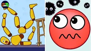 5 Epic Android Gameplay Moments in KICK & BREAK RAGDOLL GAME vs HIDE BALL