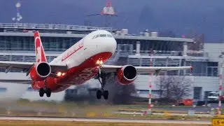Flugzeuge starten und landen - Flugzeug Start und Landung auf Flughafen D&uuml;sseldorf