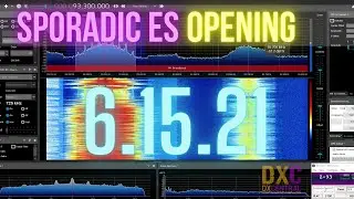 Visual representation of the 15.6.21 Sporadic Es opening in the United States