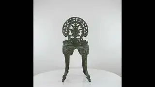 Victorian Cast Iron Chair - Green | Beruru