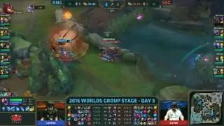 [Worlds 2016] Group Stage Day 3 - RNG vs SSG highlights
