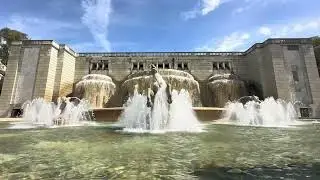 Calming Water Fountain | Soothing Sound | No Loop | Fonte Luminosa, Lisbon 4K HDR