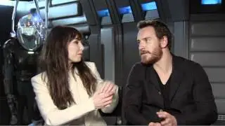 Prometheus - Noomi Rapace & Michael Fassbender (JoBlo.com)