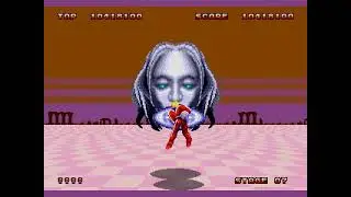 Playing Space Harrier II Sega Genesis