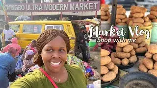 Market Vlog| Oyingbo Market Shopping | Cost of food items in Nigeria|What N45,000 ($73 £60) got me