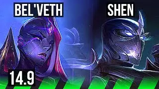 BEL'VETH vs SHEN (JGL) | 8/0/2, 1500+ games, Legendary | NA Master | 14.9
