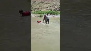 عشق و حال بچه ها تو رودخونه قزل اوزن آذربایجان&hearts;️&hearts;️&hearts;️