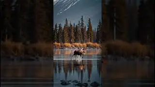 Guardian of the Wild Woods &ldquo;Steady and wise&rdquo; #shortvideo #animals #moose #shorts #viralshorts