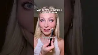 Make your eyes look 10X bigger with this makeup hack! 🤌 Follow for more 🎀 #makeuphacks #makeuphack