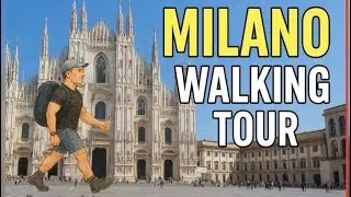 Milano Walking Tour ASMR | Tram 1, Arco della Pace, Castello, Duomo
