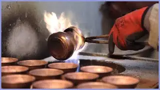 Удивительный процесс изготовления изделий из меди ручной работы
