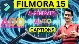 Filmora 14/15 Add Caption | Upgrade Software Filmora 15 | Filmora 15 Free Download With New AI Tools