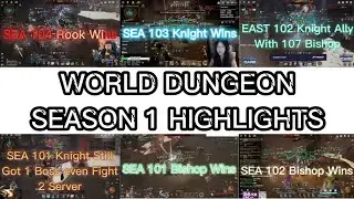 WORLD DUNGEON SEASON 1 HIGHLIGHT ( ASIA 1 ) PART 1 - Night Crows Global