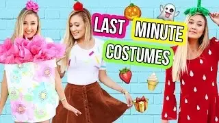 DIY LAST MINUTE HALLOWEEN COSTUMES | LaurDIY