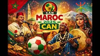 🎶 Maroc 2025 CAN | Fusion Cha&acirc;bi, Gnawa & Amazigh &ndash; Musique Officielle 🎵