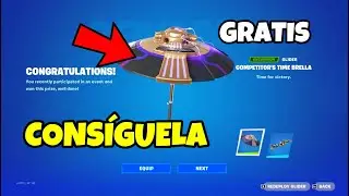 *GRATIS* COMO CONSEGUIR LA SOMBRILLA TEMPORAL DE COMBATE en FORTNITE! COPA DE CLASIFICATORIA!