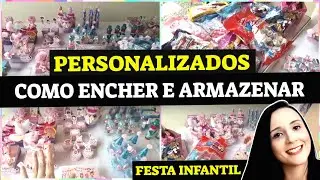 ENCHENDO COM DOCES OS PERSONALIZADOS E COMO ARMAZENAR - Alana Alves