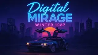 Digital Mirage 🌌 Ambience & Retrowave Music for Focus, Running, Study & Workout