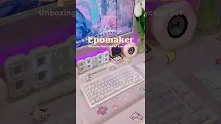 🎀 Unboxing Epomaker Peach Sunset Keycaps Set - Kawaii & Cute Unboxing Keycaps Set 🌸