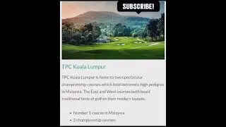 Malaysia Golf Travel Deals ! 💯🤝⛱️