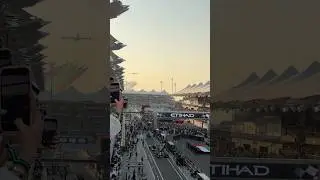 The Etihad A380 flyover during the Formula 1 Etihad Airways Abu Dhabi Grand Prix #airplane