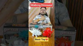 Walking Dinosaur Toy for Kids 🦖 | Realistic Moving Toy with Lights & Sounds #shorts