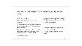 Multilevel linear models II   Random intercepts