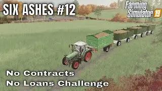 FS19 Six Ashes #12 potatoes harvest, trailer train Timelapse FS19 Uk Map Farming Simulator 19 season