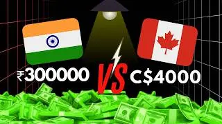 Indian Salary vs Canada Salary 2025 🇮🇳🇨🇦 | Cost of Living & Savings Truth