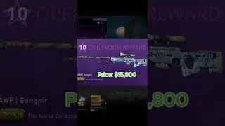 CSGO gave him a FREE $15,000 AWP GUNGNIR from an operation reward drop 😱 #shorts #csgo #viral