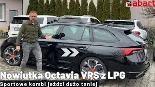 Test nowiutkiej Skody Octavii IV VRS na LPG po montażu instalacji gazowej w @AbartAutoGazSerwis