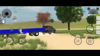 Black Car Powerful Towing Truck Gameplay 😱 | Heavy Trailer Challenge