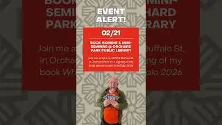 Book Signing & Mini-Seminar at Orchard Park Public Library