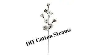 How to make DIY Cotton Stems