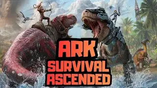 ARK SURVIVAL ASCENDED / GAMEPLAY PL / LEKKA POMOC KOMENDĄ BO GRA OSZUKUJE,  ŁAPANIE KARNOTAURA / #7