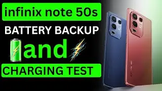 infinix note 50s battery test |  infinix note 50s 5g battery drain and charging test